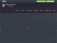 Tablet Screenshot of countylouthgolfclub.com